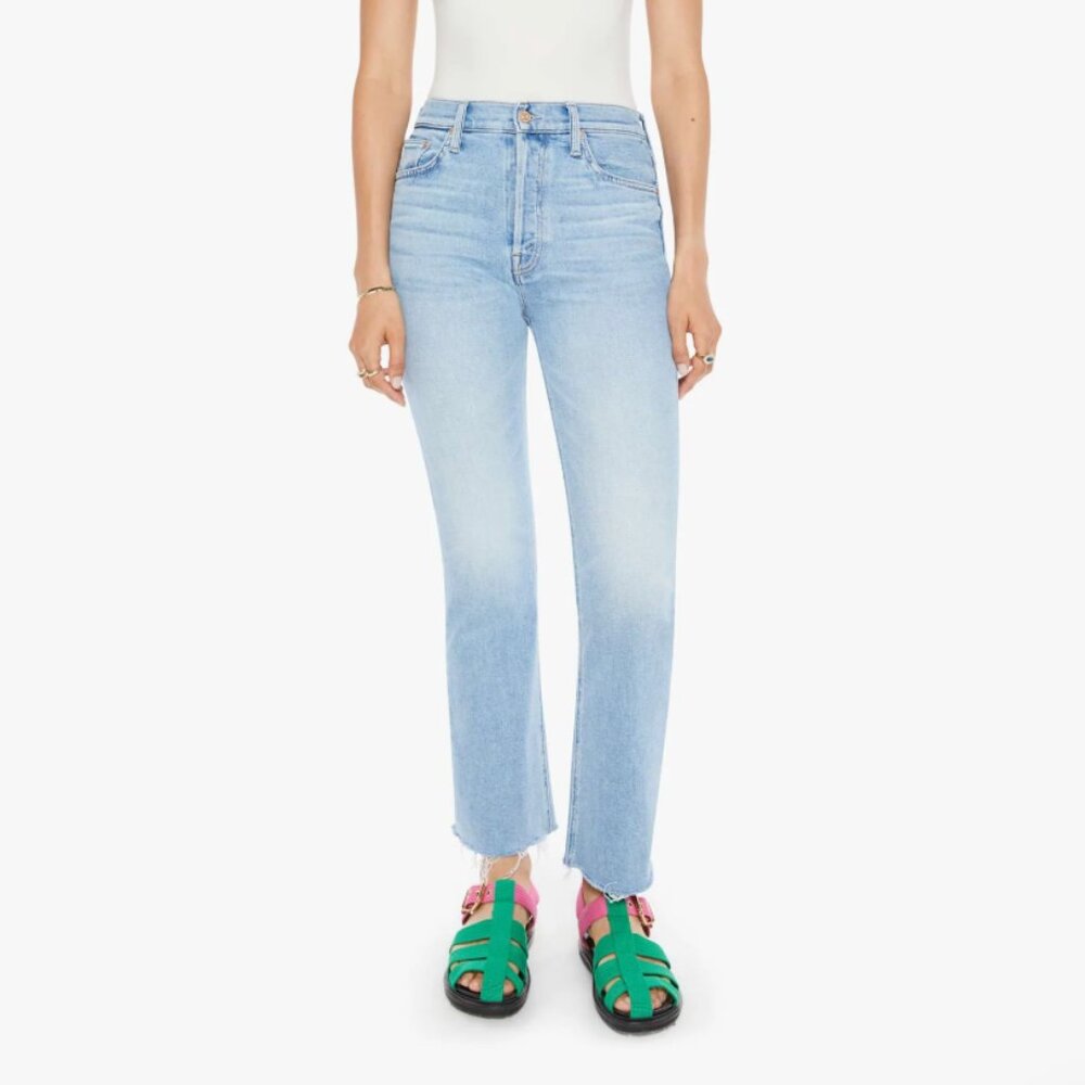 Mother Denim ‘The Tripper’ Light Blue Denim Jeans
